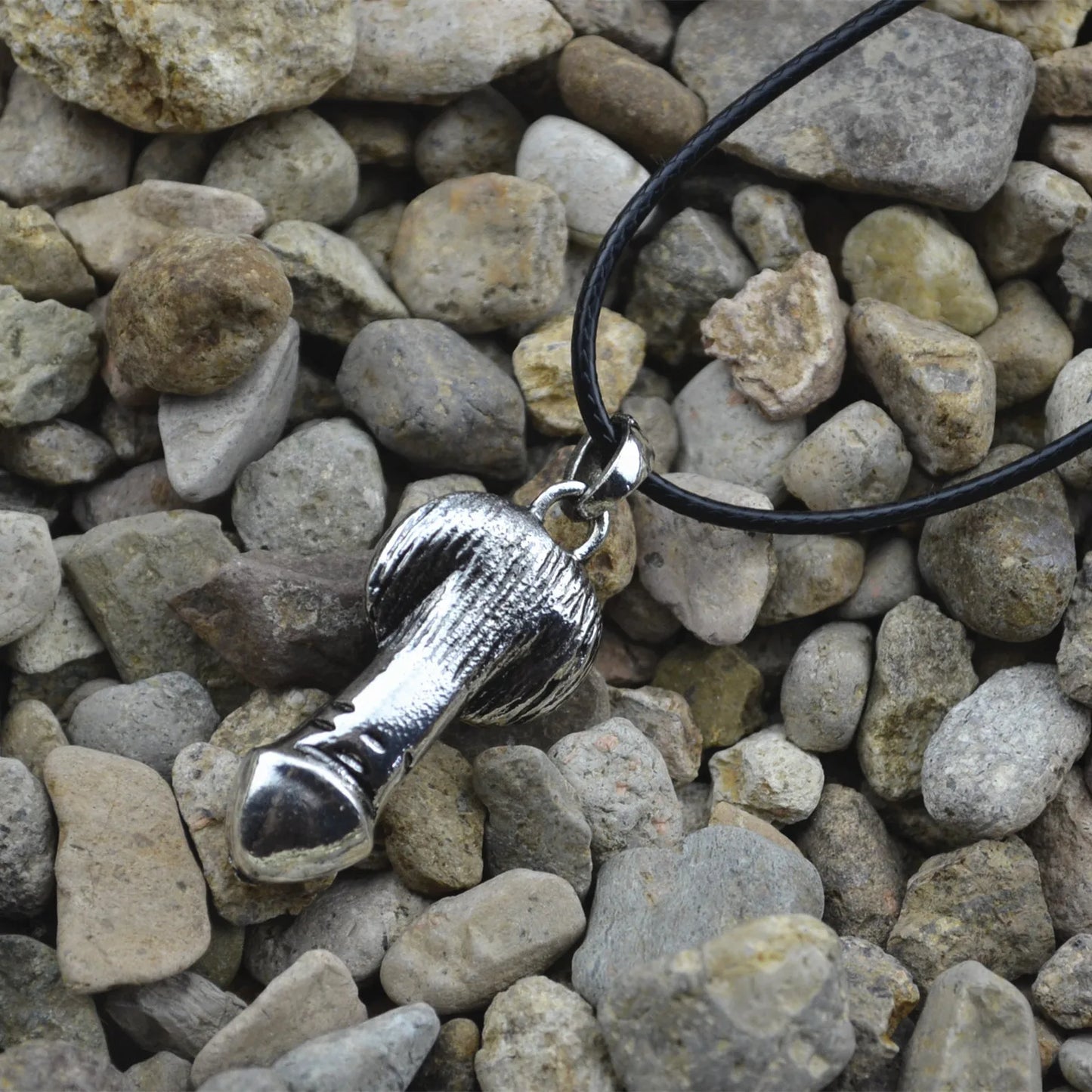 Funny gifts Erotic pendant men genital jewelry penis Erectable Silver Plated Penis Pendant NECKLACE~Unisex~FREE SHIP