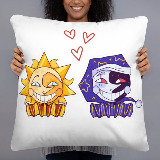 Sundrop and Moondrop fnaf Basic Pillow
