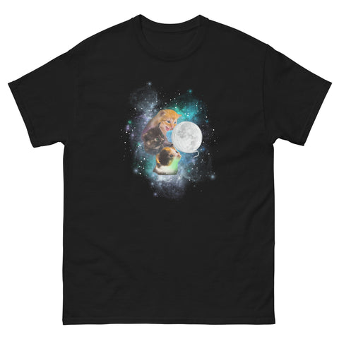 Funny Cat Shirt 3 wolf moon tshirt cute kitten classic tee