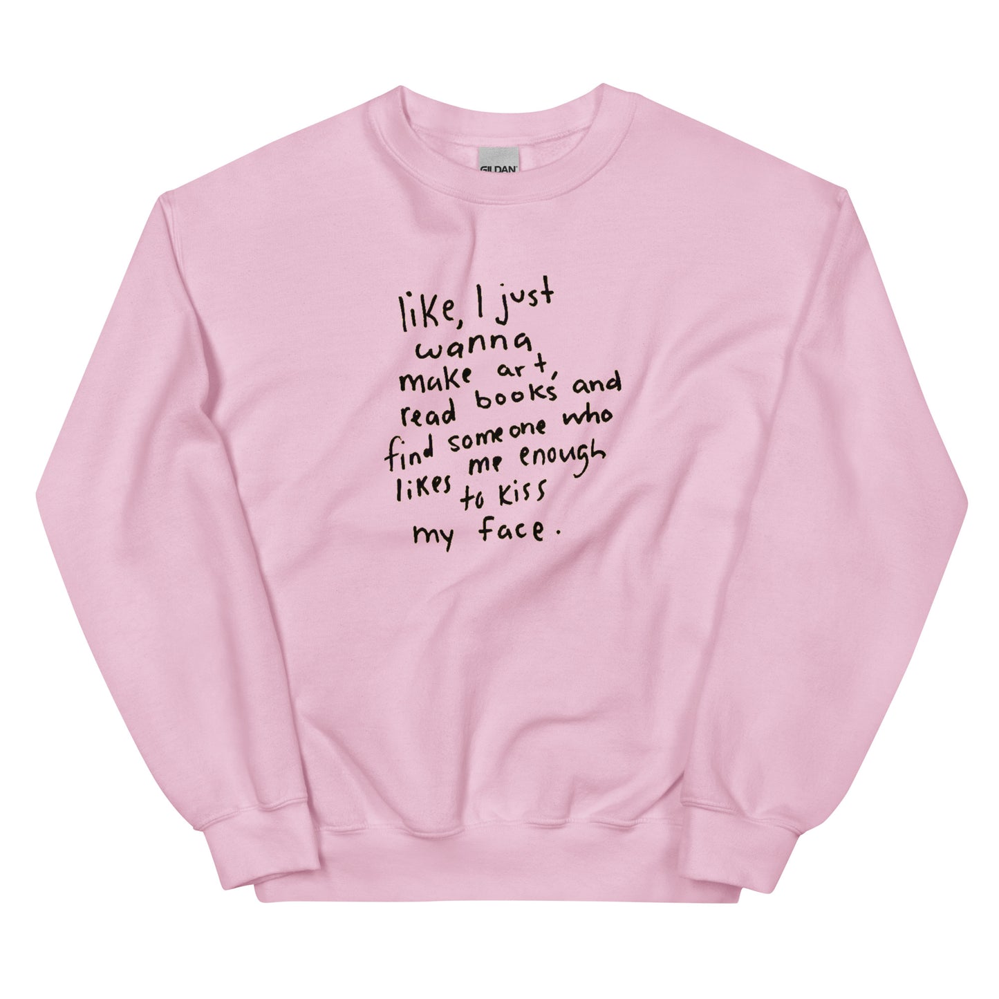 Cute Saying Cottage Core Book Lover Funny Single Girl Unisex Sweatshirt