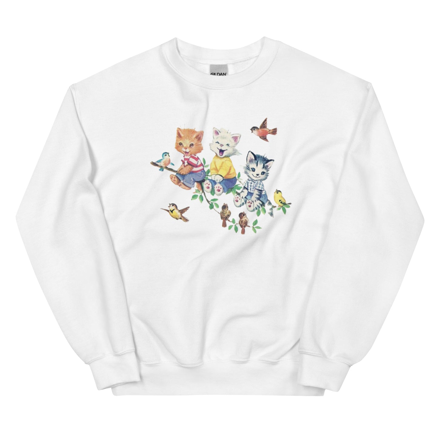 Vintage Cat Unisex Sweatshirt