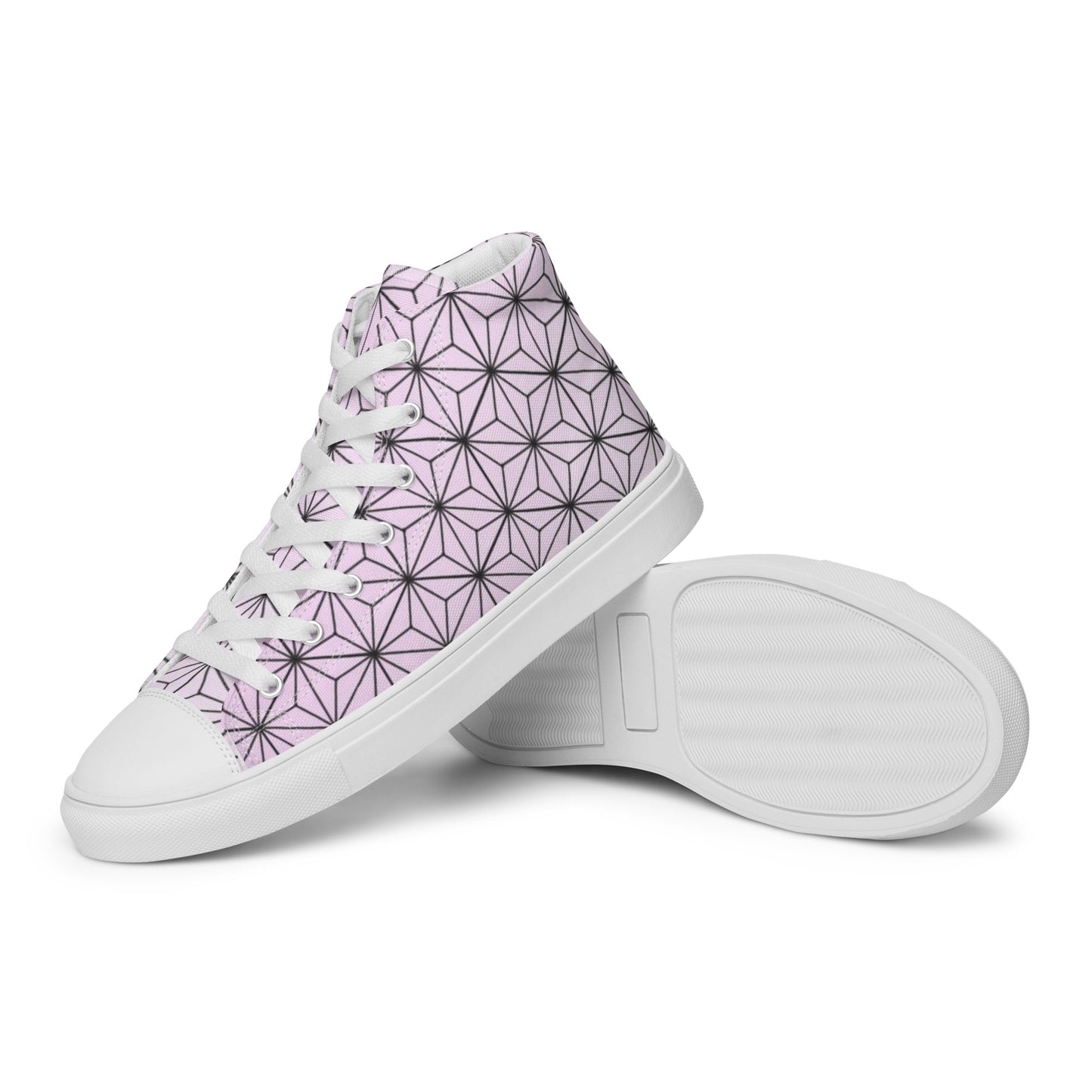 Nezuko Slayer Demon Women’s high top canvas shoes