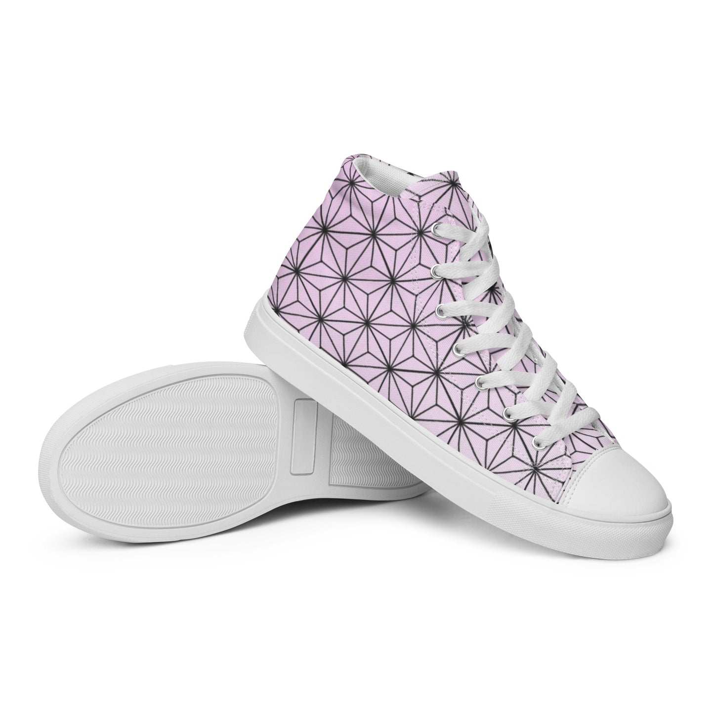 Nezuko Slayer Demon Women’s high top canvas shoes