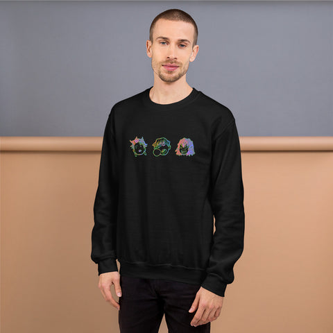 Demon Slayer Faces Anime Unisex Sweatshirt