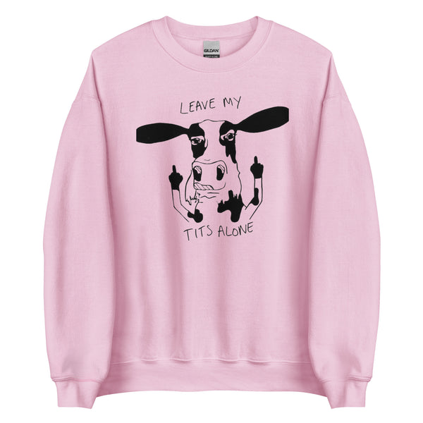 Cow Vegan Funny Unisex Sweatshirt