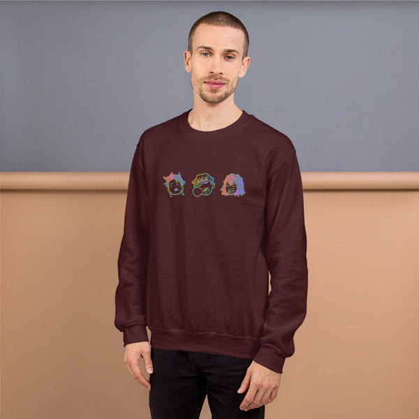Demon Slayer Faces Anime Unisex Sweatshirt