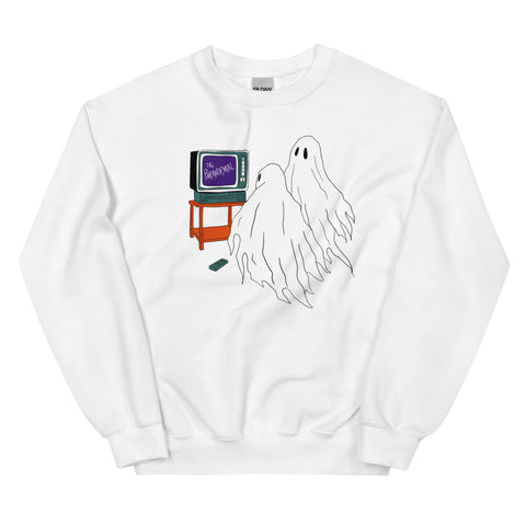 Paranormal Retro Ghost Halloween Unisex Sweatshirt cute ghoul shirt spooky