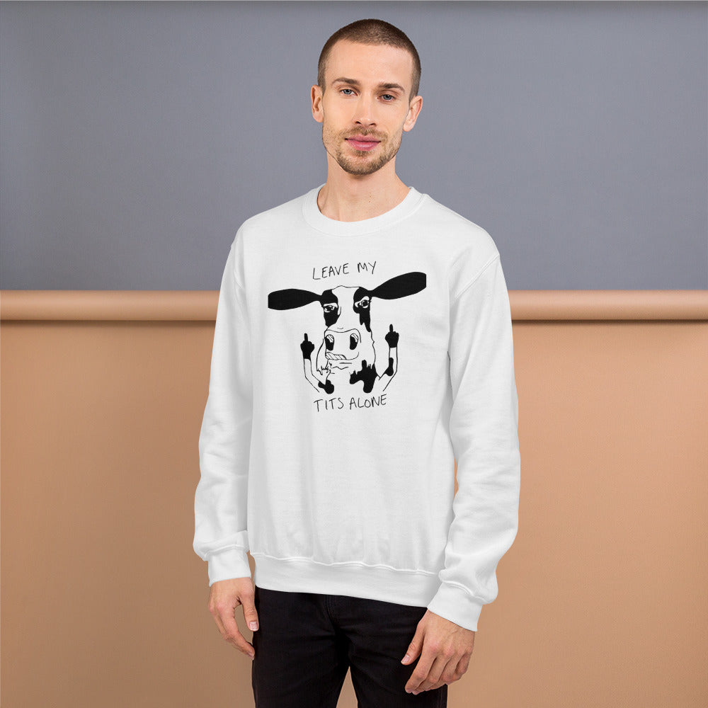 Cow Vegan Funny Unisex Sweatshirt