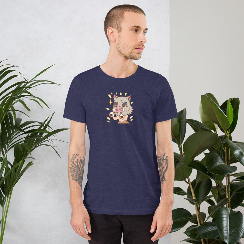 Cute Inosuke Sparkle Short-Sleeve Unisex T-Shirt