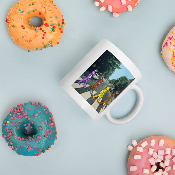FNAF Abbey Road Security Breach White glossy mug