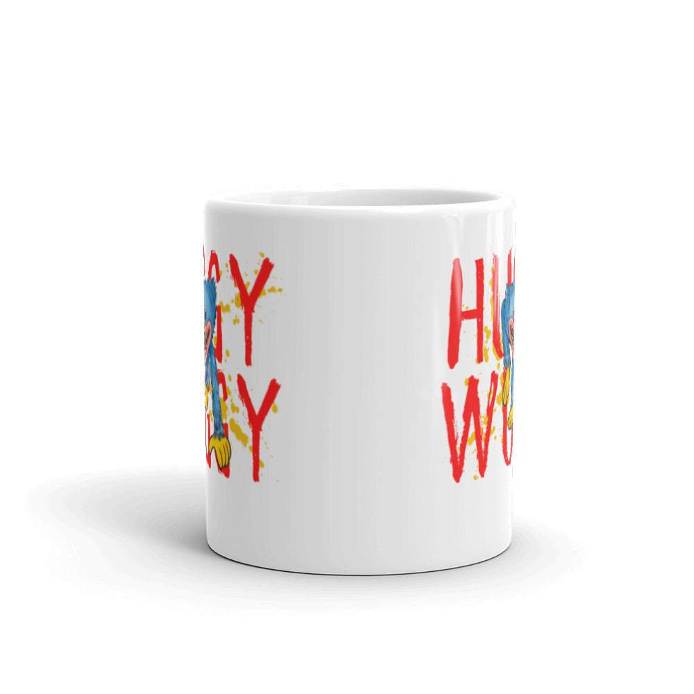 Huggy Wuggy Graphic White glossy mug