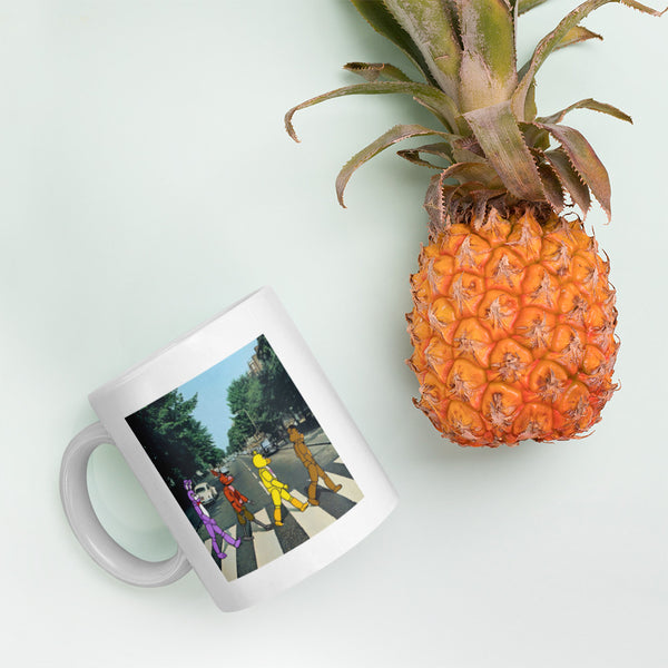 FNAF Abbey Road Security Breach White glossy mug