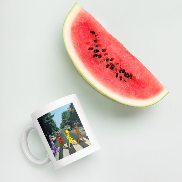 FNAF Abbey Road Security Breach White glossy mug