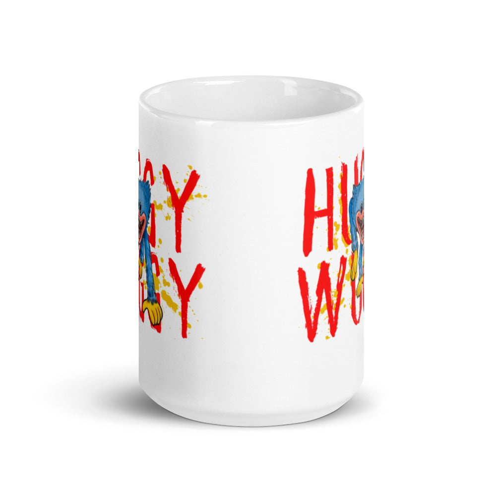 Huggy Wuggy Graphic White glossy mug