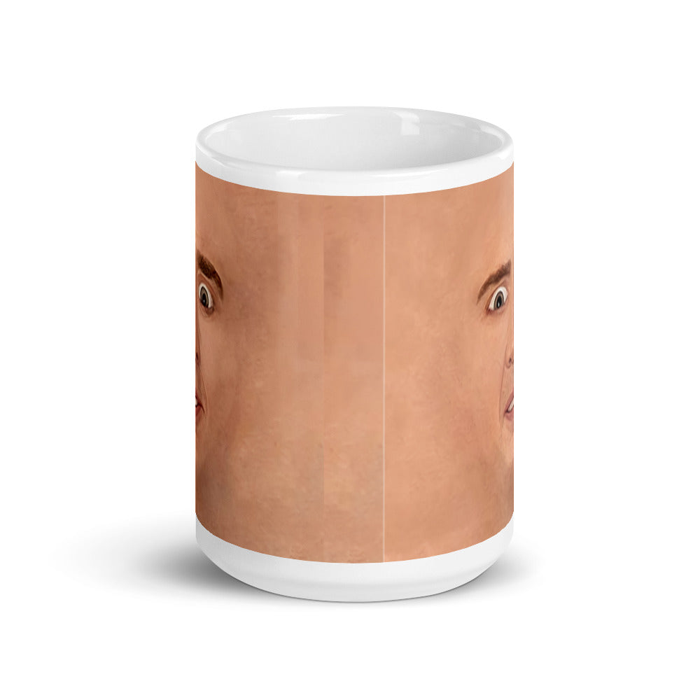 Nicolas Cage Illustration Mug Coffee Cup