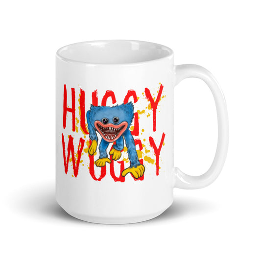 Huggy Wuggy Graphic White glossy mug