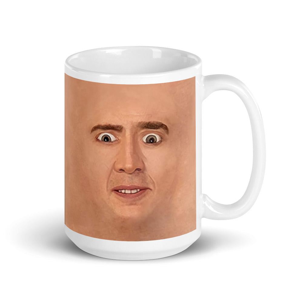 Nicolas Cage Illustration Mug Coffee Cup