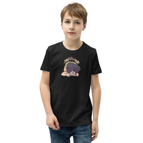 Demon Laughing Boar Slayer Youth Short Sleeve T-Shirt